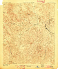 preview thumbnail of historical topo map of Globe, AZ in 1902