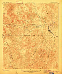 preview thumbnail of historical topo map of Globe, AZ in 1902