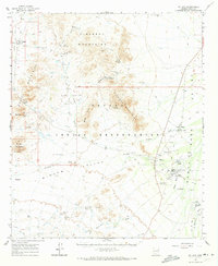 1963 Map of Ak Chin, AZ, 1973 Print