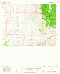 Download a high-resolution, GPS-compatible USGS topo map for Guadalupe Canyon, AZ (1963 edition)