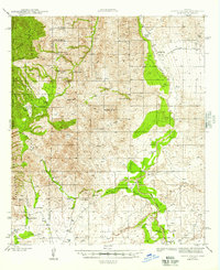 Download a high-resolution, GPS-compatible USGS topo map for Happy Valley, AZ (1945 edition)