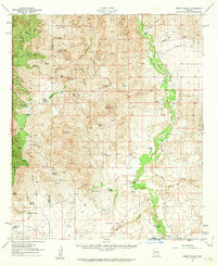 Download a high-resolution, GPS-compatible USGS topo map for Happy Valley, AZ (1963 edition)