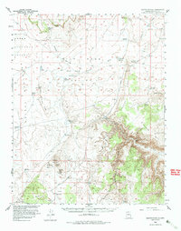 Download a high-resolution, GPS-compatible USGS topo map for Heaton Knolls, AZ (1983 edition)