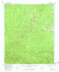 Download a high-resolution, GPS-compatible USGS topo map for Heber, AZ (1982 edition)