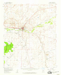 1955 Map of Holbrook, AZ, 1959 Print