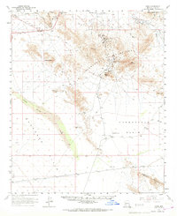 Download a high-resolution, GPS-compatible USGS topo map for Hope, AZ (1967 edition)