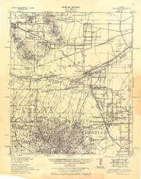 1938 Map of Huachuca