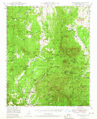 Download a high-resolution, GPS-compatible USGS topo map for Iron Springs, AZ (1965 edition)
