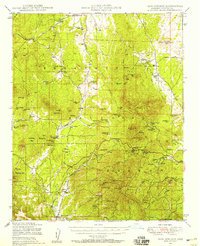 Download a high-resolution, GPS-compatible USGS topo map for Iron Springs, AZ (1958 edition)