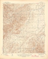 preview thumbnail of historical topo map of Graham County, AZ in 1944