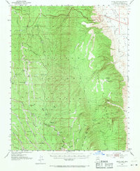 Download a high-resolution, GPS-compatible USGS topo map for Jacobs Lake, AZ (1971 edition)