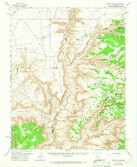 Download a high-resolution, GPS-compatible USGS topo map for Jumpup Canyon, AZ (1966 edition)