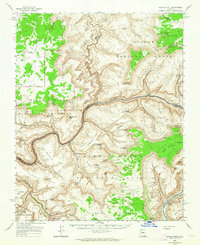 Download a high-resolution, GPS-compatible USGS topo map for Kanab Point, AZ (1964 edition)