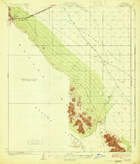 preview thumbnail of historical topo map of Yuma County, AZ in 1931