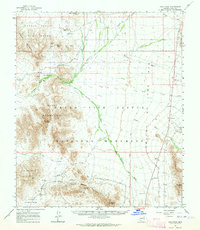 preview thumbnail of historical topo map of Pima County, AZ in 1963