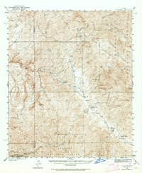 Download a high-resolution, GPS-compatible USGS topo map for Klondyke, AZ (1964 edition)