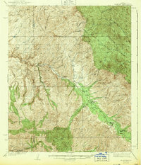 preview thumbnail of historical topo map of Graham County, AZ in 1943