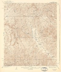 preview thumbnail of historical topo map of Graham County, AZ in 1943