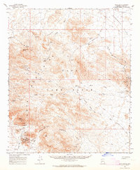 Download a high-resolution, GPS-compatible USGS topo map for Kofa Butte, AZ (1964 edition)