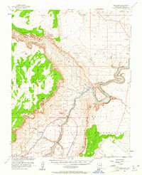 Download a high-resolution, GPS-compatible USGS topo map for Lees Ferry, AZ (1961 edition)