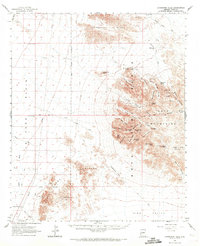Download a high-resolution, GPS-compatible USGS topo map for Livingston Hills, AZ (1971 edition)