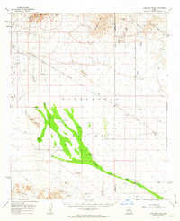 preview thumbnail of historical topo map of La Paz County, AZ in 1961