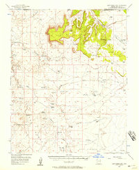 preview thumbnail of historical topo map of Mohave County, AZ in 1954