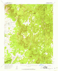 Download a high-resolution, GPS-compatible USGS topo map for Lukachukai, AZ (1959 edition)