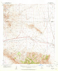 Download a high-resolution, GPS-compatible USGS topo map for Luzena, AZ (1963 edition)