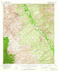 Download a high-resolution, GPS-compatible USGS topo map for Mammoth, AZ (1964 edition)