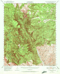 Download a high-resolution, GPS-compatible USGS topo map for McFadden Peak, AZ (1972 edition)