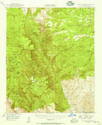 Download a high-resolution, GPS-compatible USGS topo map for McFadden Peak, AZ (1955 edition)