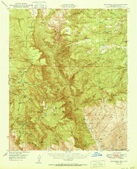 Download a high-resolution, GPS-compatible USGS topo map for McFadden Peak, AZ (1950 edition)