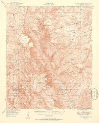 Download a high-resolution, GPS-compatible USGS topo map for McFadden Peak, AZ (1950 edition)