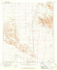 Download a high-resolution, GPS-compatible USGS topo map for Midway, AZ (1967 edition)