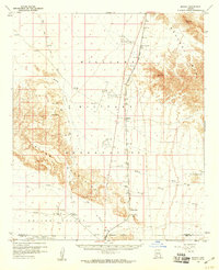 Download a high-resolution, GPS-compatible USGS topo map for Midway, AZ (1959 edition)