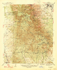 preview thumbnail of historical topo map of Yavapai County, AZ in 1947