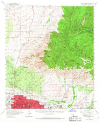 preview thumbnail of historical topo map of Pima County, AZ in 1957