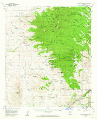 Download a high-resolution, GPS-compatible USGS topo map for Mount Wrightson, AZ (1962 edition)