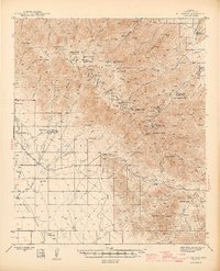 preview thumbnail of historical topo map of Graham County, AZ in 1942
