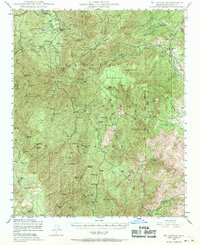 Download a high-resolution, GPS-compatible USGS topo map for Mt Union, AZ (1971 edition)