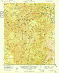 preview thumbnail of historical topo map of Yavapai County, AZ in 1949