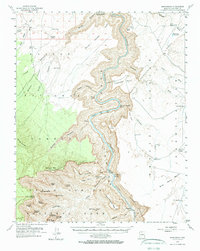 Download a high-resolution, GPS-compatible USGS topo map for Nankoweap, AZ (1970 edition)