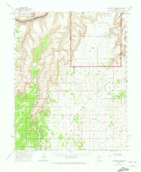 Download a high-resolution, GPS-compatible USGS topo map for National Canyon, AZ (1973 edition)