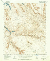 Download a high-resolution, GPS-compatible USGS topo map for Navajo Creek, AZ (1964 edition)