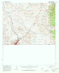 Download a high-resolution, GPS-compatible USGS topo map for Nogales, AZ (1972 edition)
