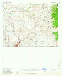 Download a high-resolution, GPS-compatible USGS topo map for Nogales, AZ (1963 edition)