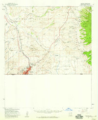 Download a high-resolution, GPS-compatible USGS topo map for Nogales, AZ (1959 edition)