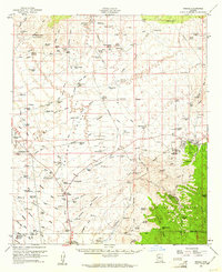 Download a high-resolution, GPS-compatible USGS topo map for Oracle, AZ (1961 edition)