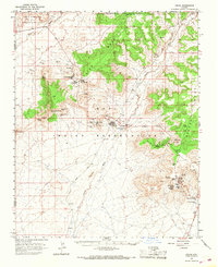 Download a high-resolution, GPS-compatible USGS topo map for Oraibi, AZ (1968 edition)